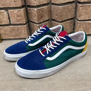 Vans Old Skool Yacht Club canvas Suede Skate Shoes men's 11.5 Colorblock